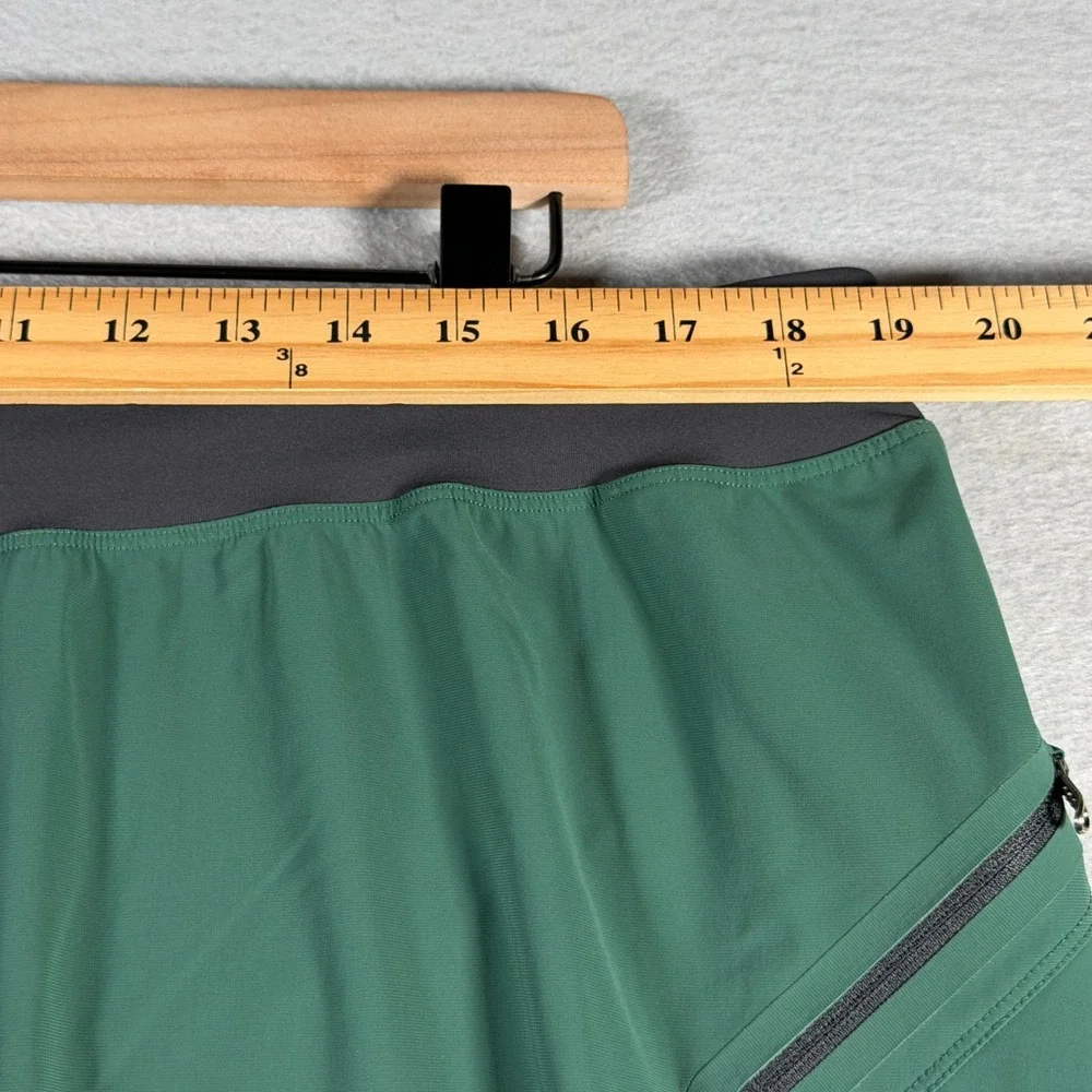 Lululemon License to Train Lined Short 10 Green Grey Mens XXL Training Shorts